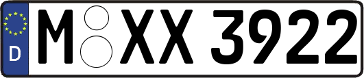 M-XX3922