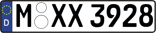 M-XX3928