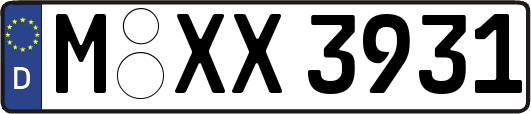 M-XX3931