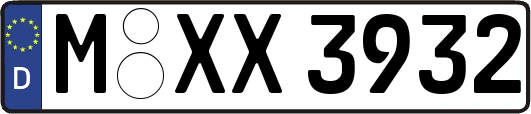 M-XX3932