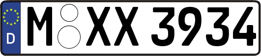 M-XX3934