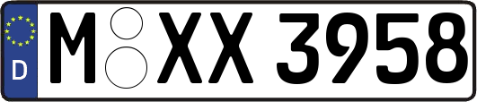 M-XX3958