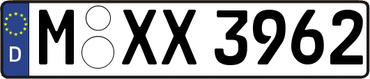 M-XX3962