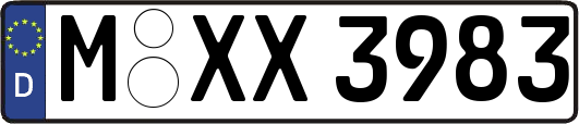 M-XX3983
