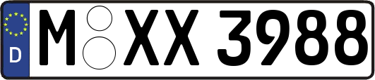 M-XX3988