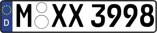 M-XX3998
