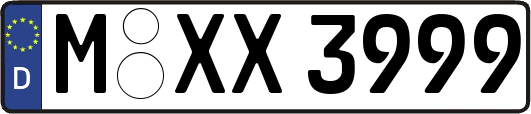 M-XX3999
