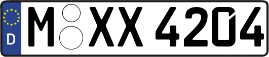 M-XX4204