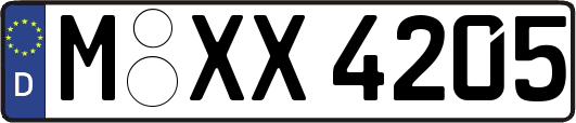 M-XX4205