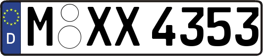 M-XX4353