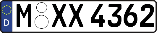 M-XX4362