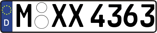 M-XX4363
