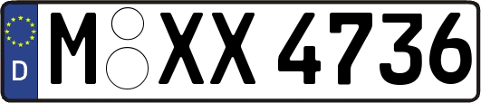 M-XX4736