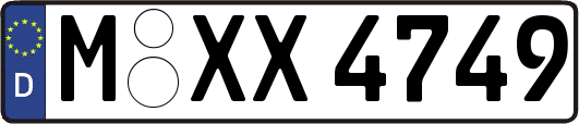 M-XX4749
