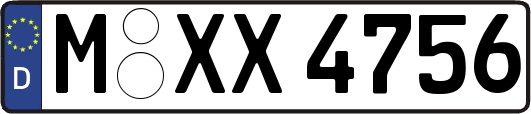 M-XX4756
