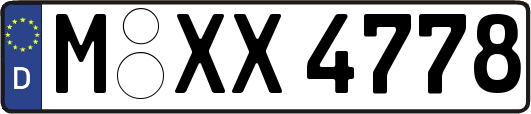 M-XX4778