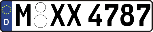 M-XX4787