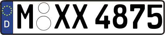 M-XX4875