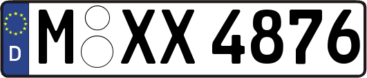 M-XX4876