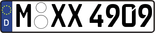 M-XX4909
