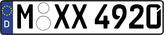 M-XX4920