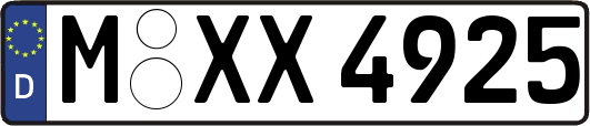 M-XX4925