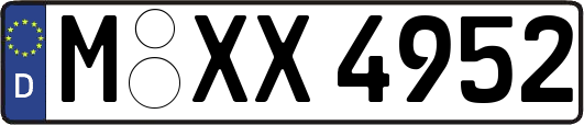 M-XX4952