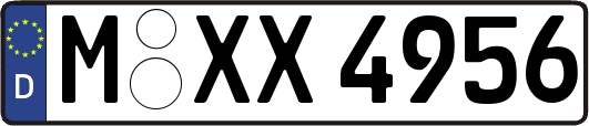 M-XX4956