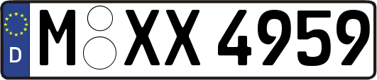 M-XX4959