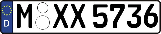 M-XX5736