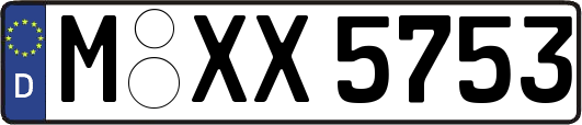 M-XX5753