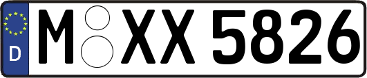 M-XX5826