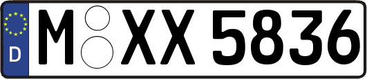 M-XX5836
