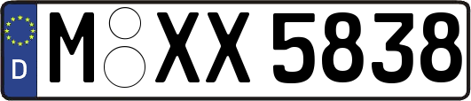M-XX5838