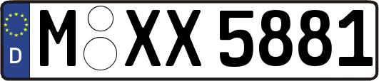 M-XX5881
