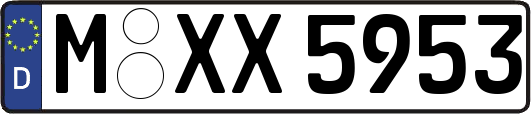 M-XX5953