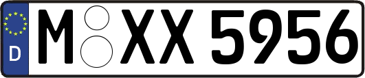 M-XX5956