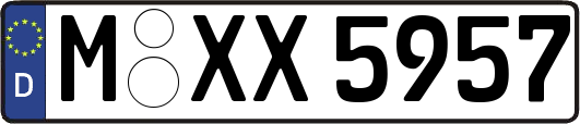M-XX5957