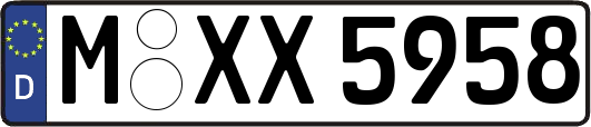 M-XX5958