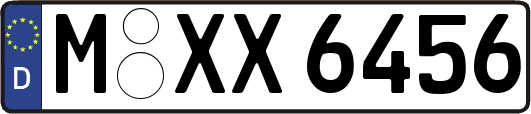 M-XX6456