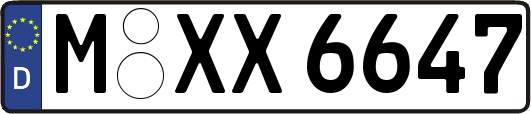 M-XX6647