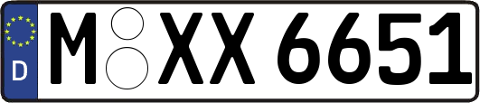 M-XX6651