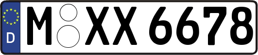 M-XX6678