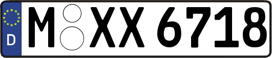 M-XX6718