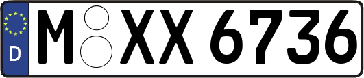 M-XX6736