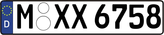 M-XX6758