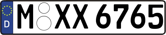 M-XX6765