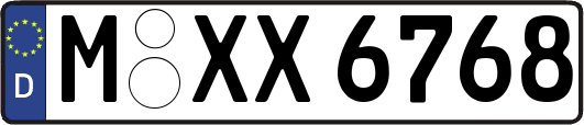 M-XX6768