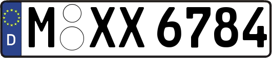 M-XX6784