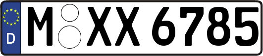 M-XX6785
